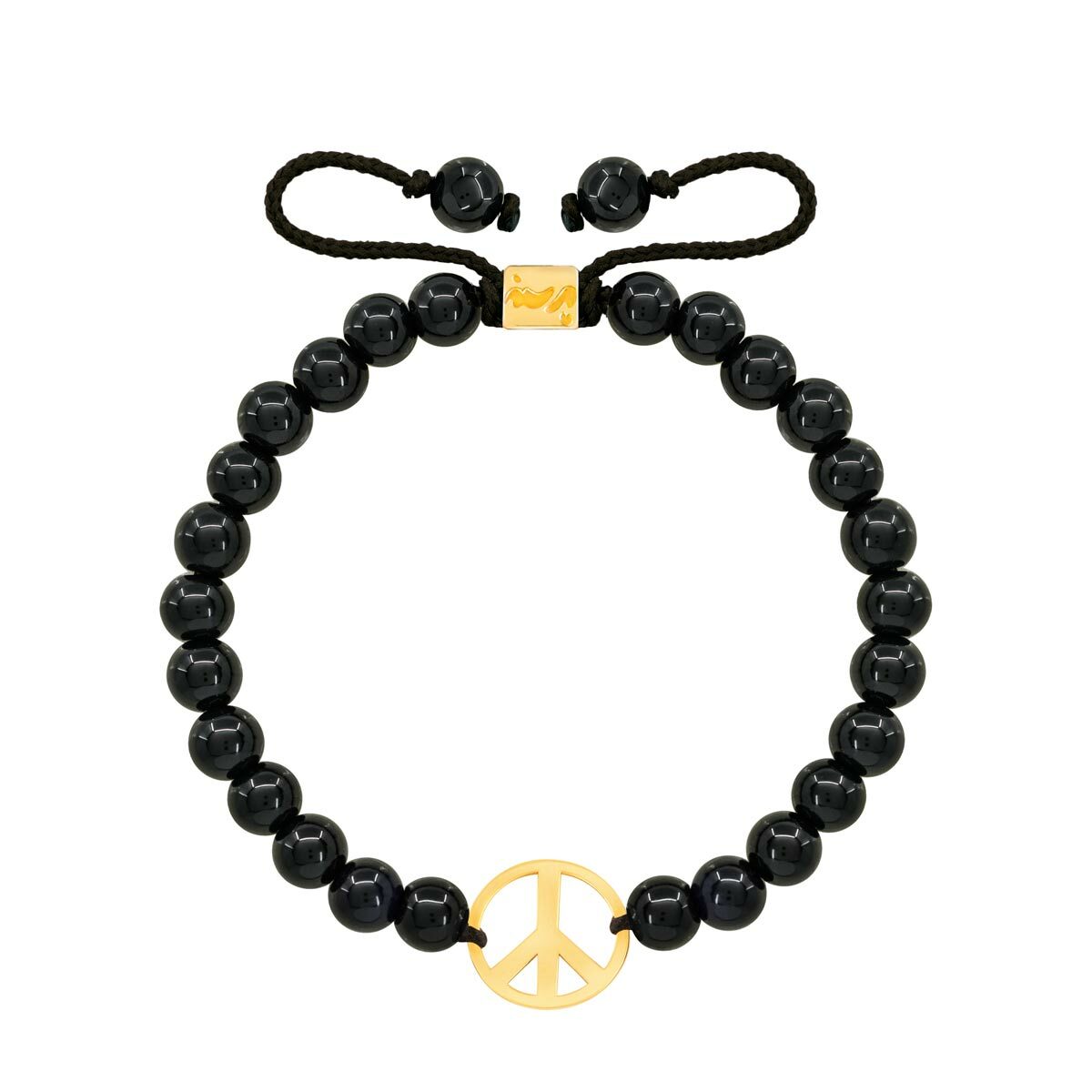 دستبند طلا سنگی PEACE