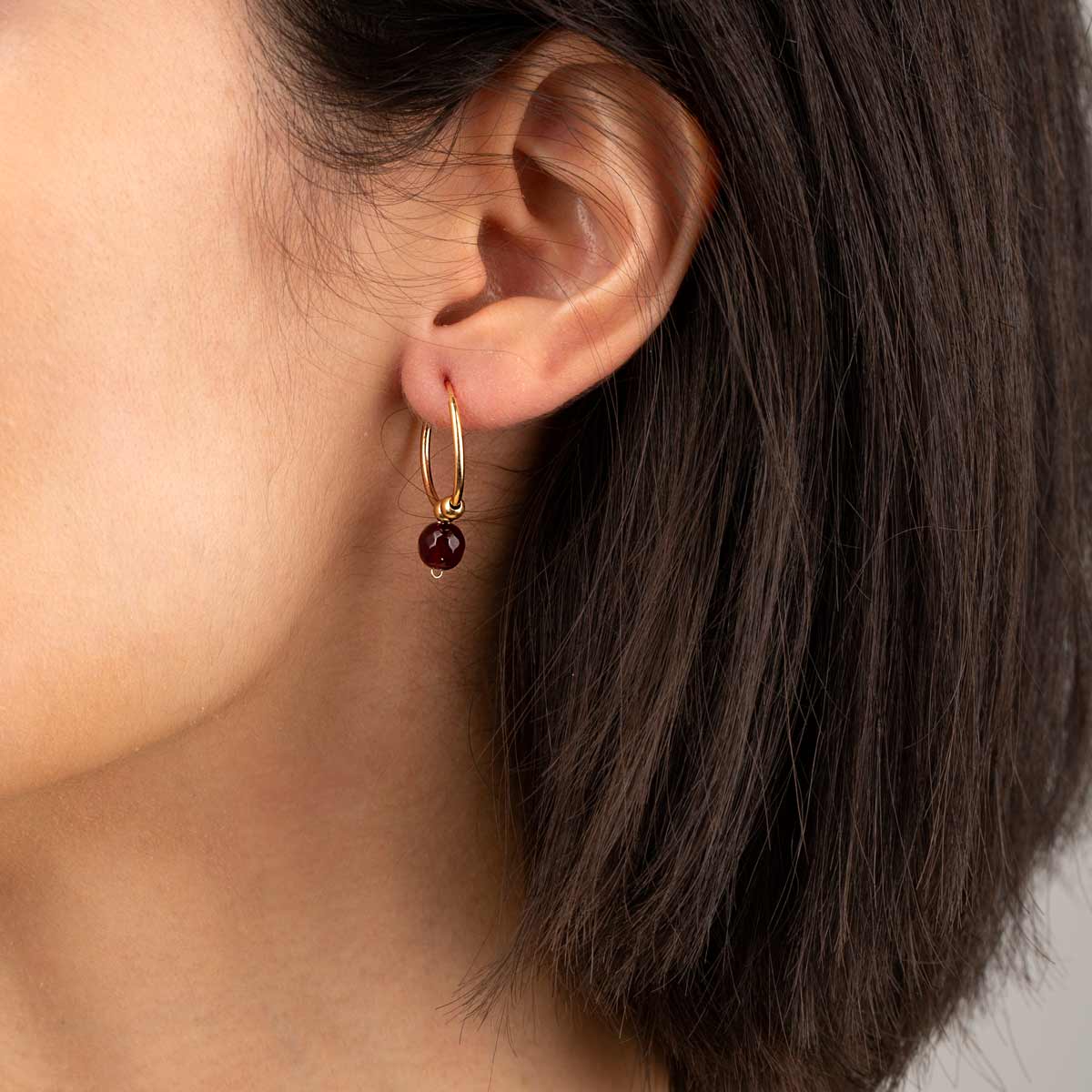 گوشواره طلا حلقه‌ای پینار