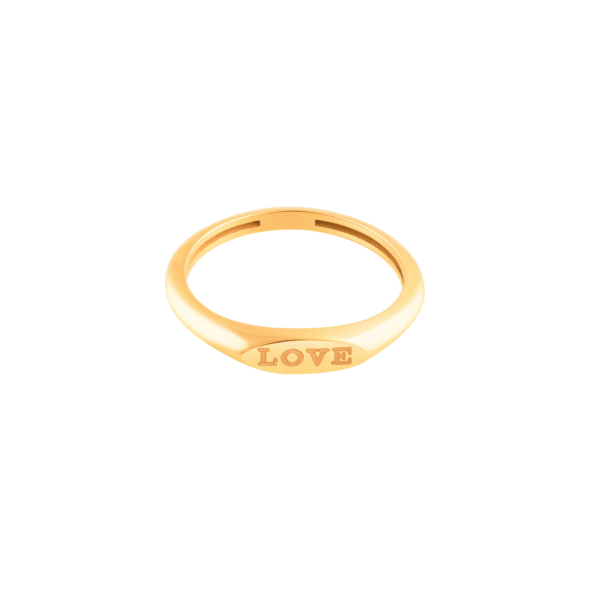 انگشتر طلا پینکی LOVE