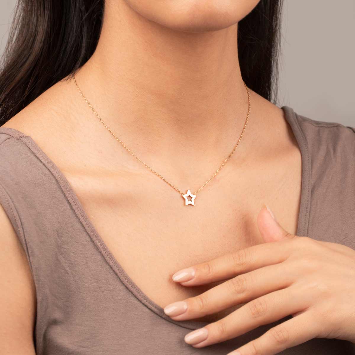 گردنبند طلا ستاره