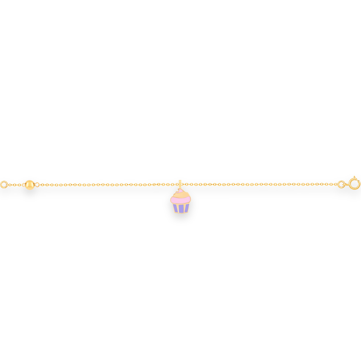 دستبند طلا کاپ کیک