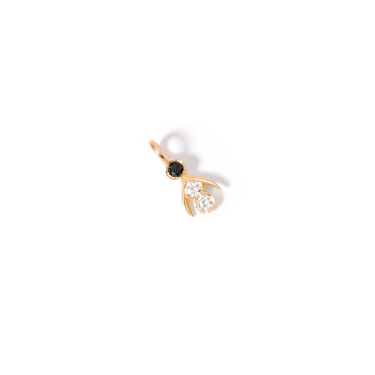 Gold pendant with jewels g