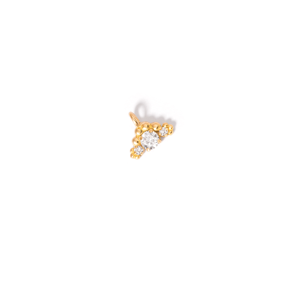 New moon gold pendant g