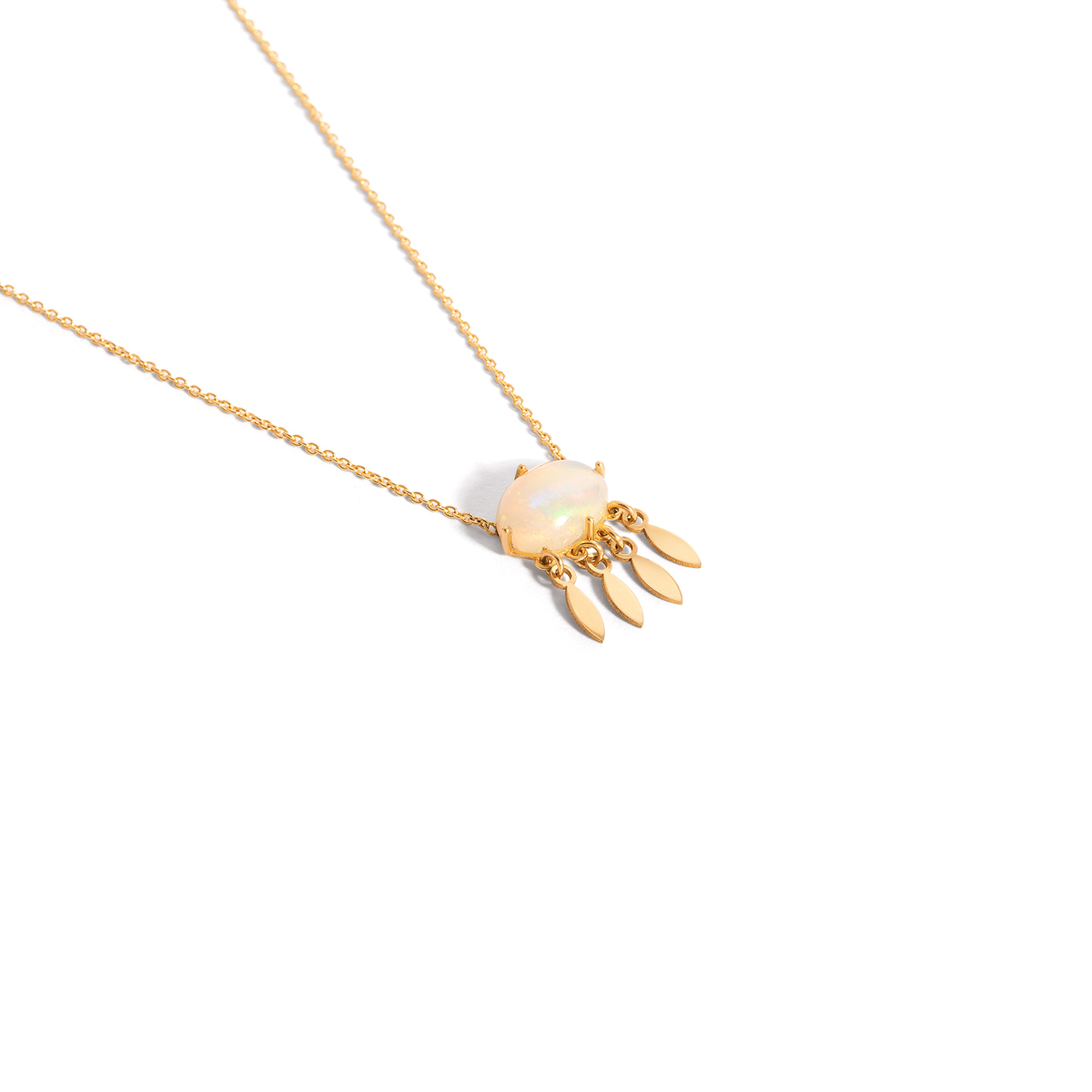 Barana opal gold necklace G