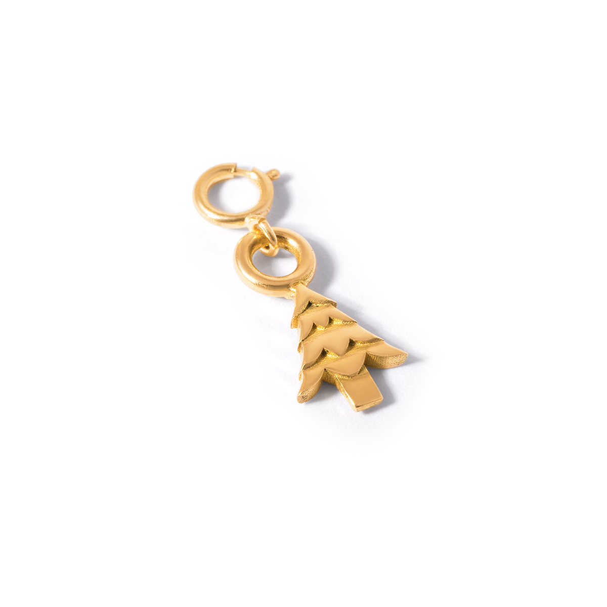Christmas tree gold pendant g