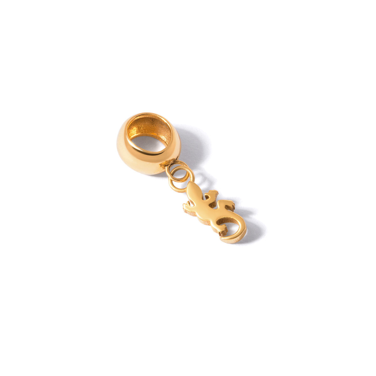 Pandora Lizard Gold Pendant g