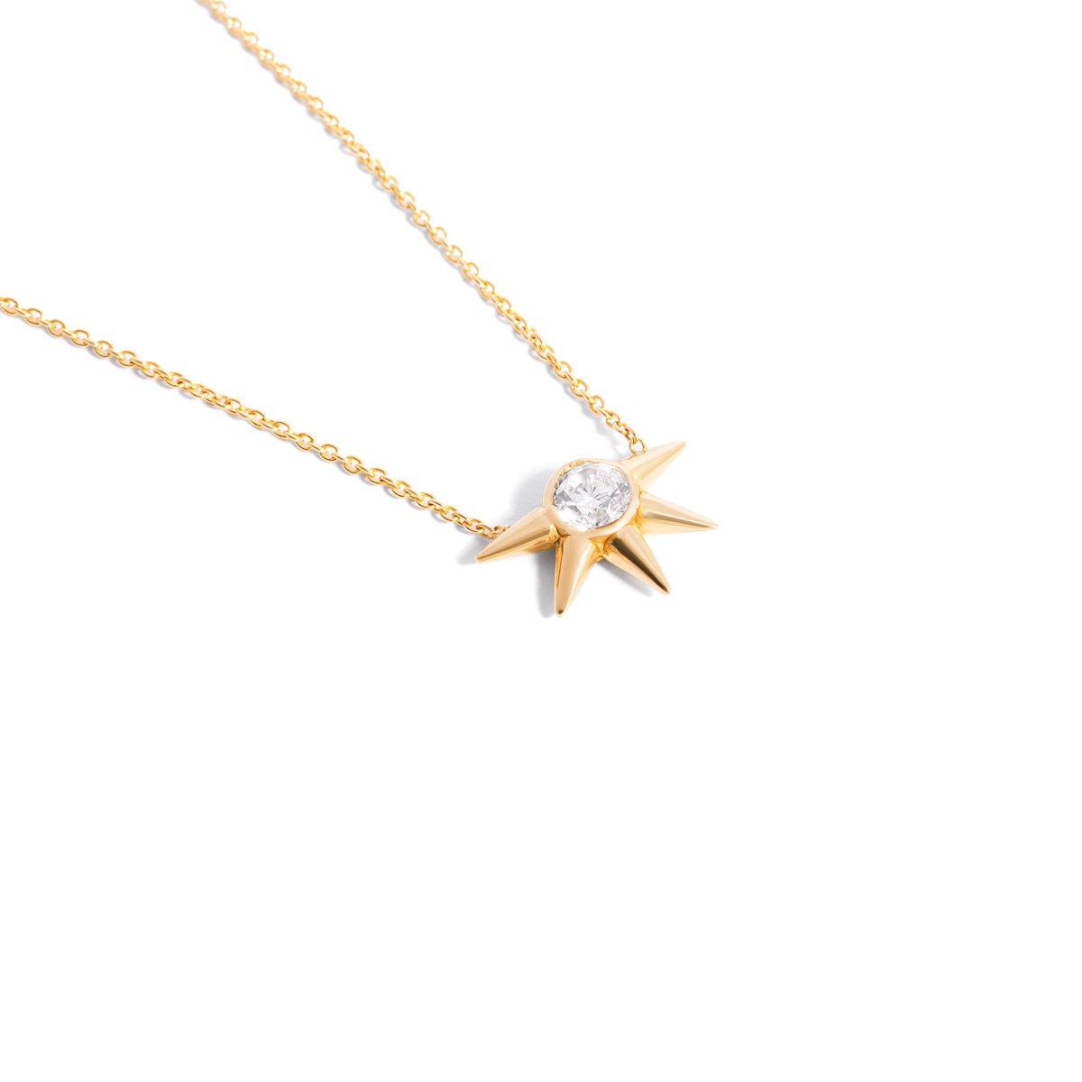 Burning gold necklace g