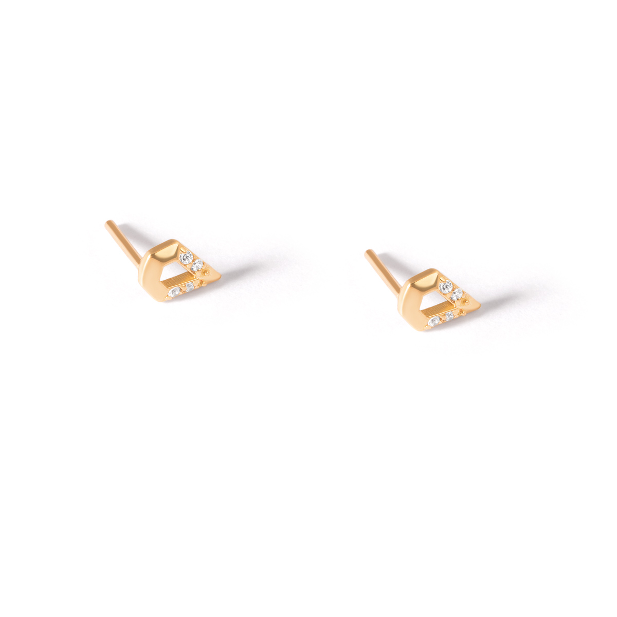 Spear gold earrings g