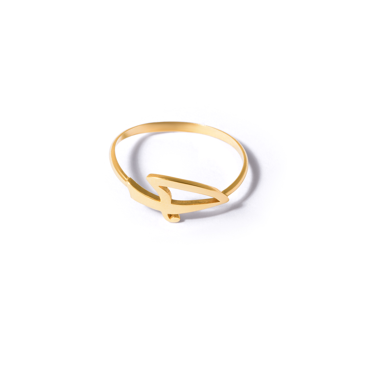 Gold ring number four g