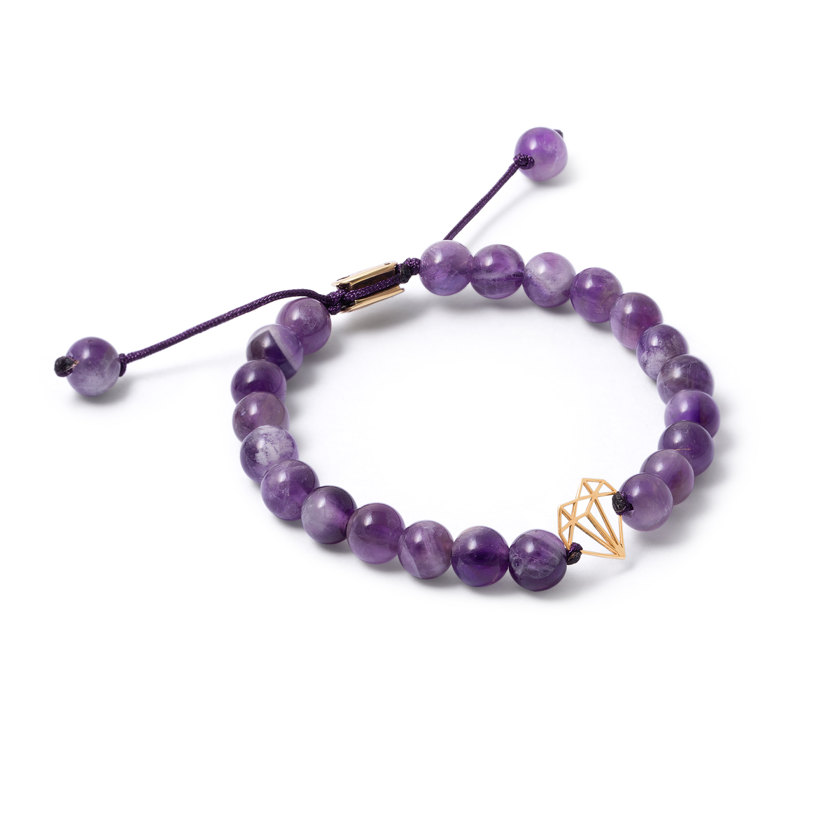 Diamond stone gold bracelet g