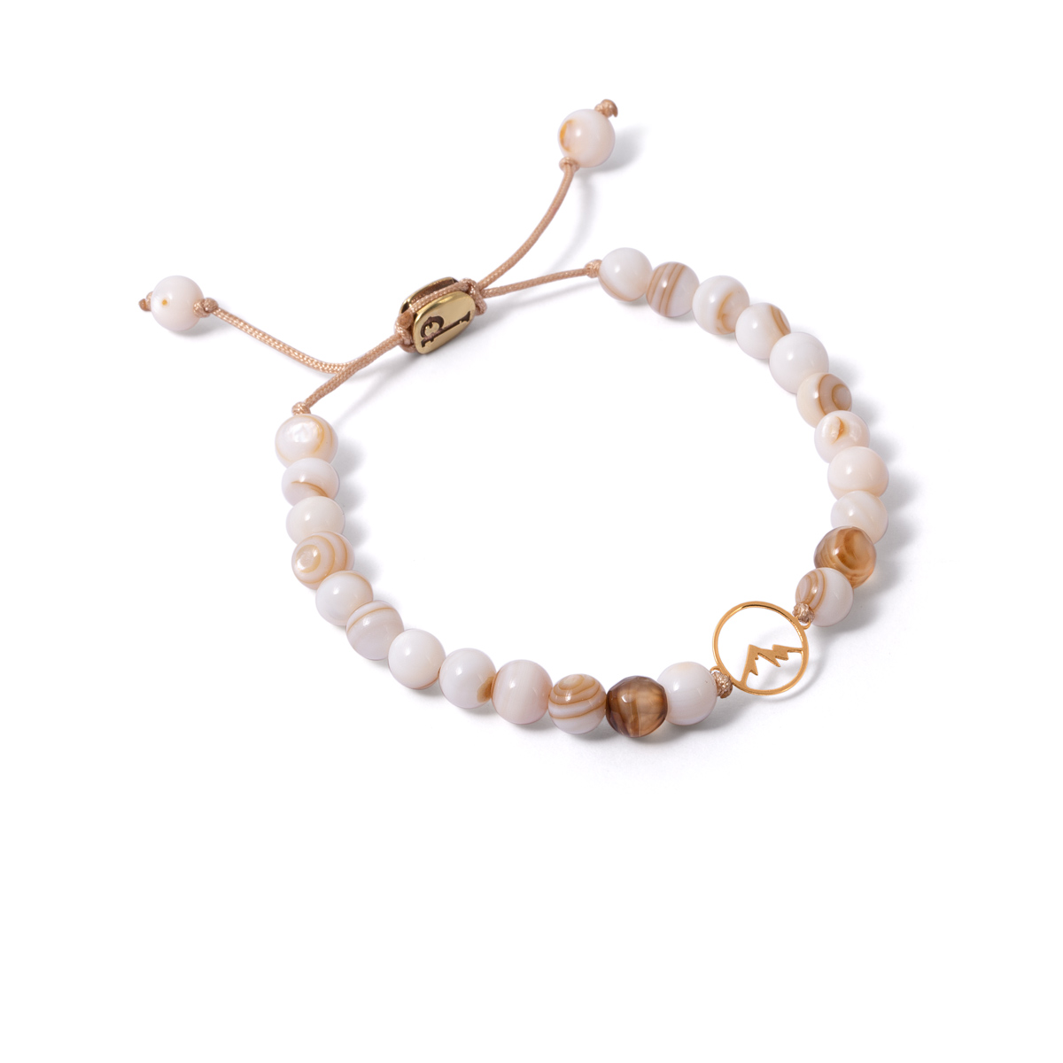 Gold bracelet with thunder stone g