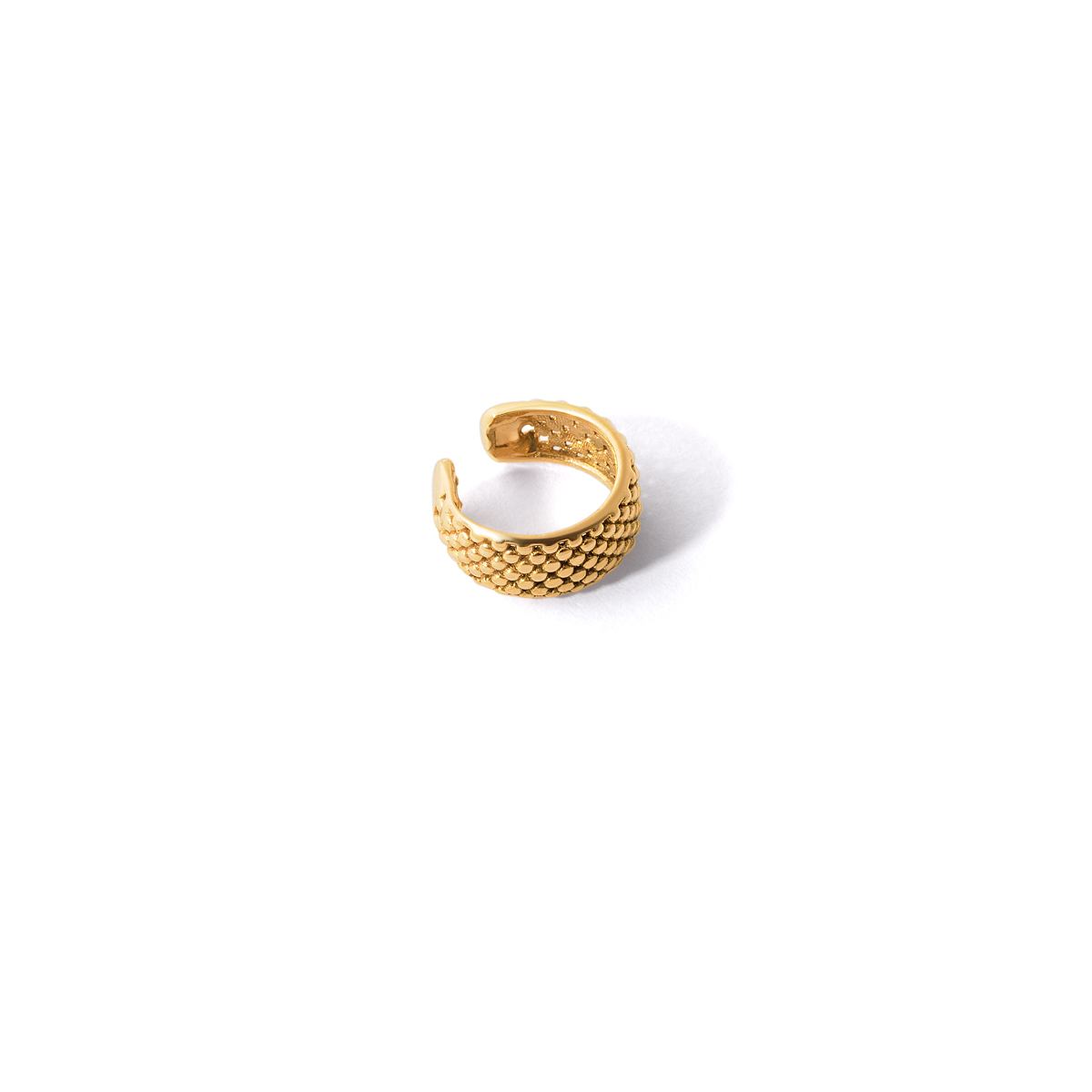 Gold dot ear cuff g