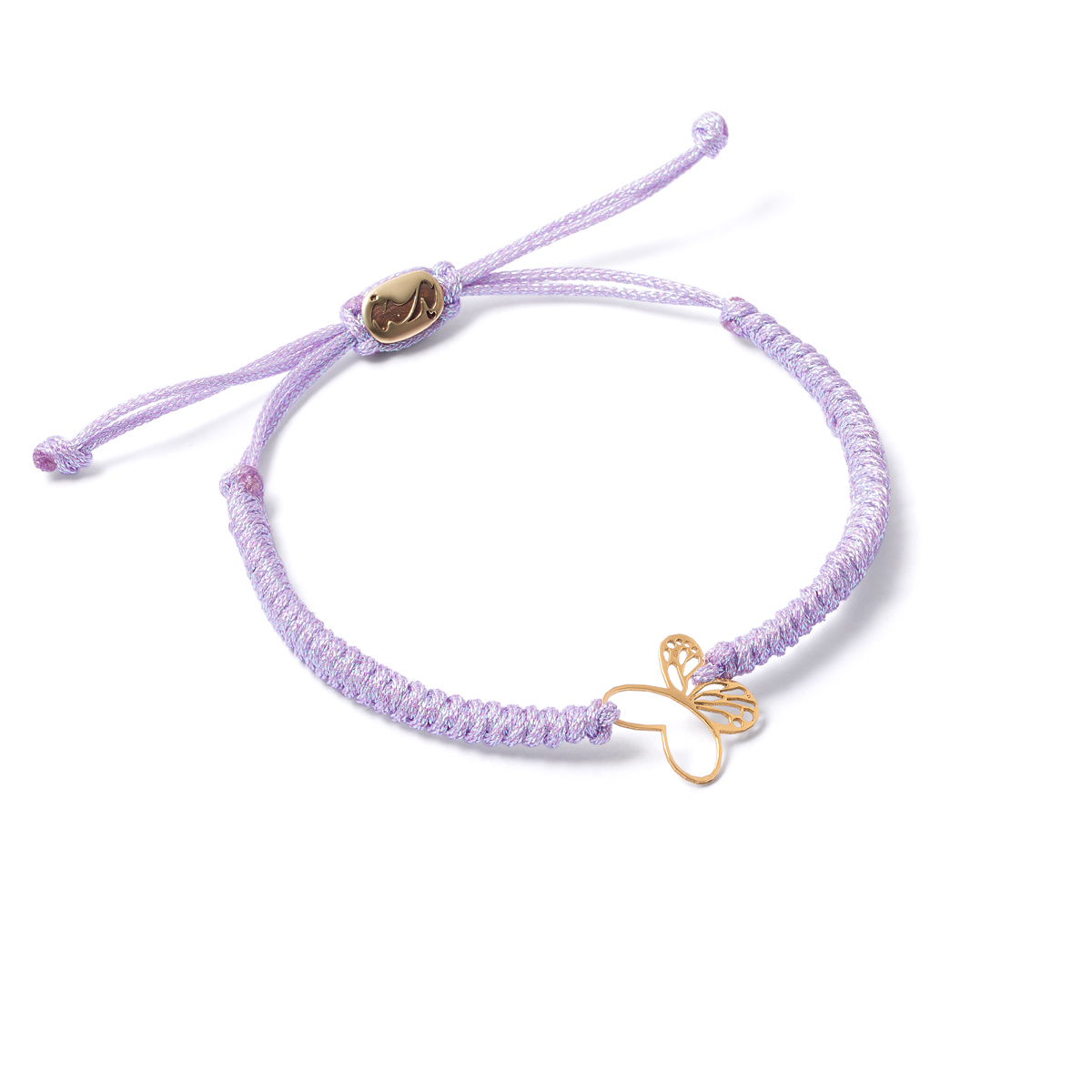 Paprika butterfly woven gold bracelet g