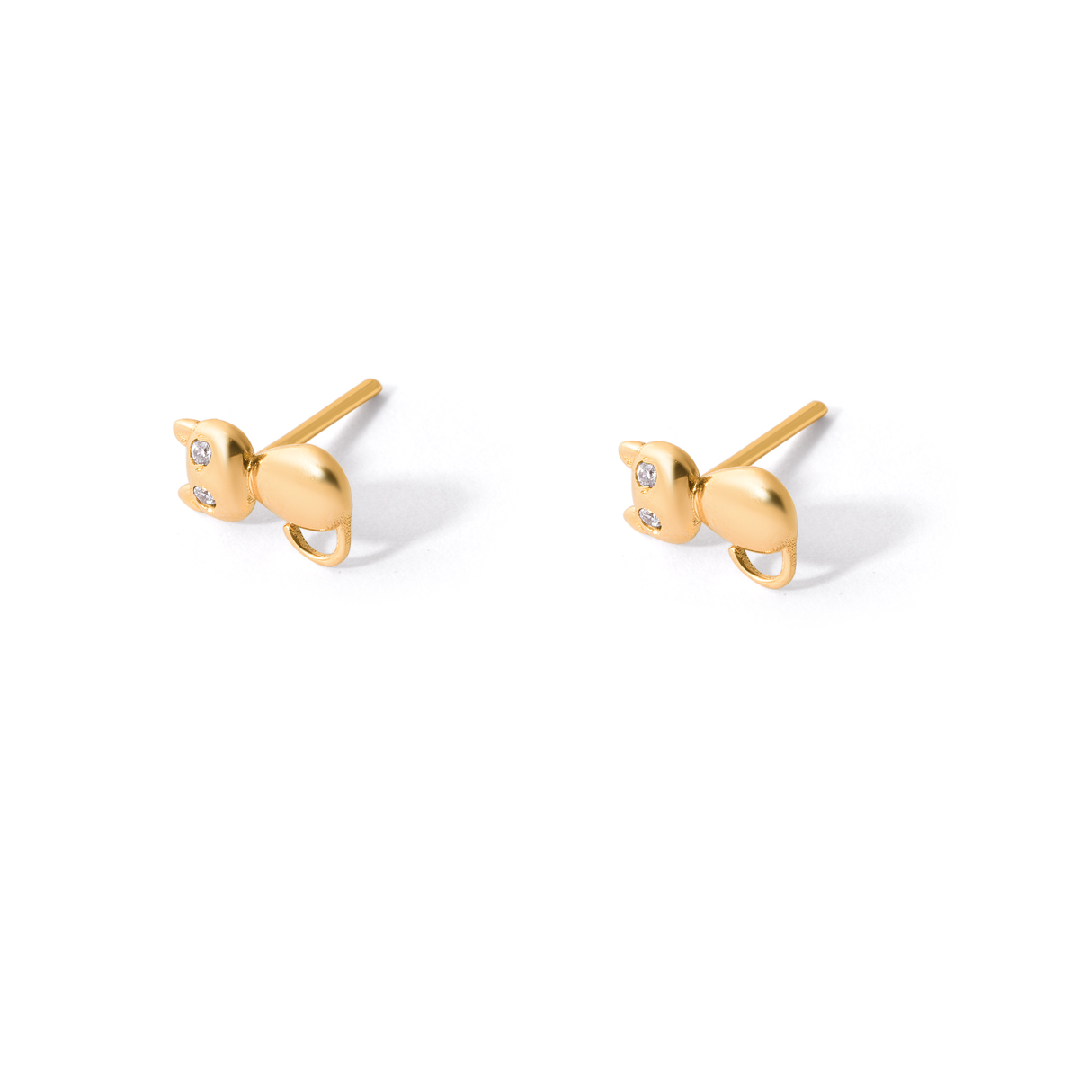 Precious gold earrings g