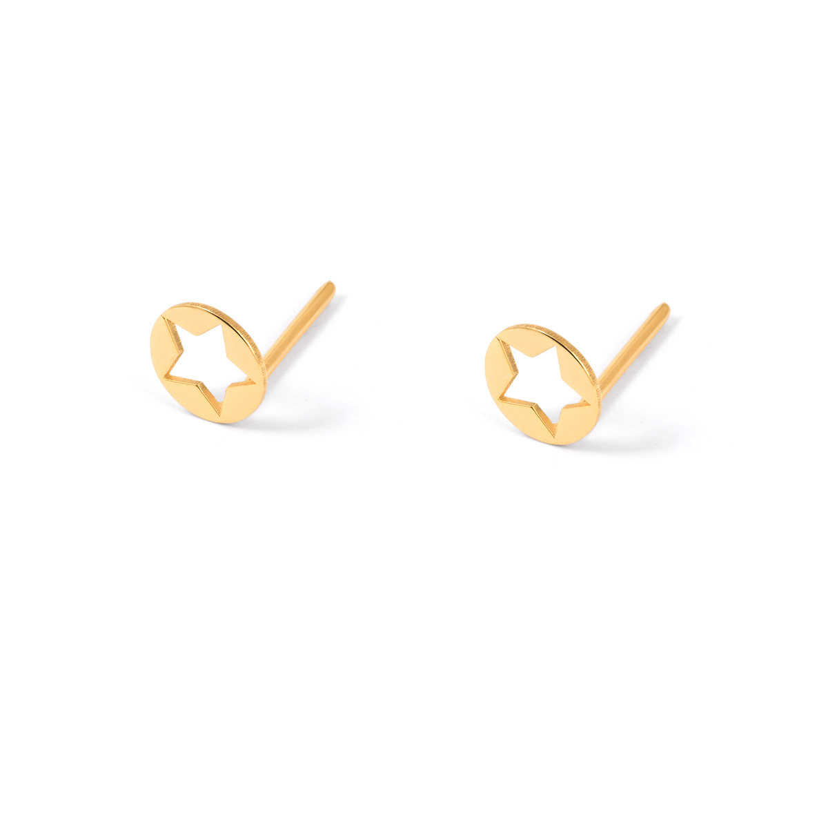 Astarantia star gold earrings G