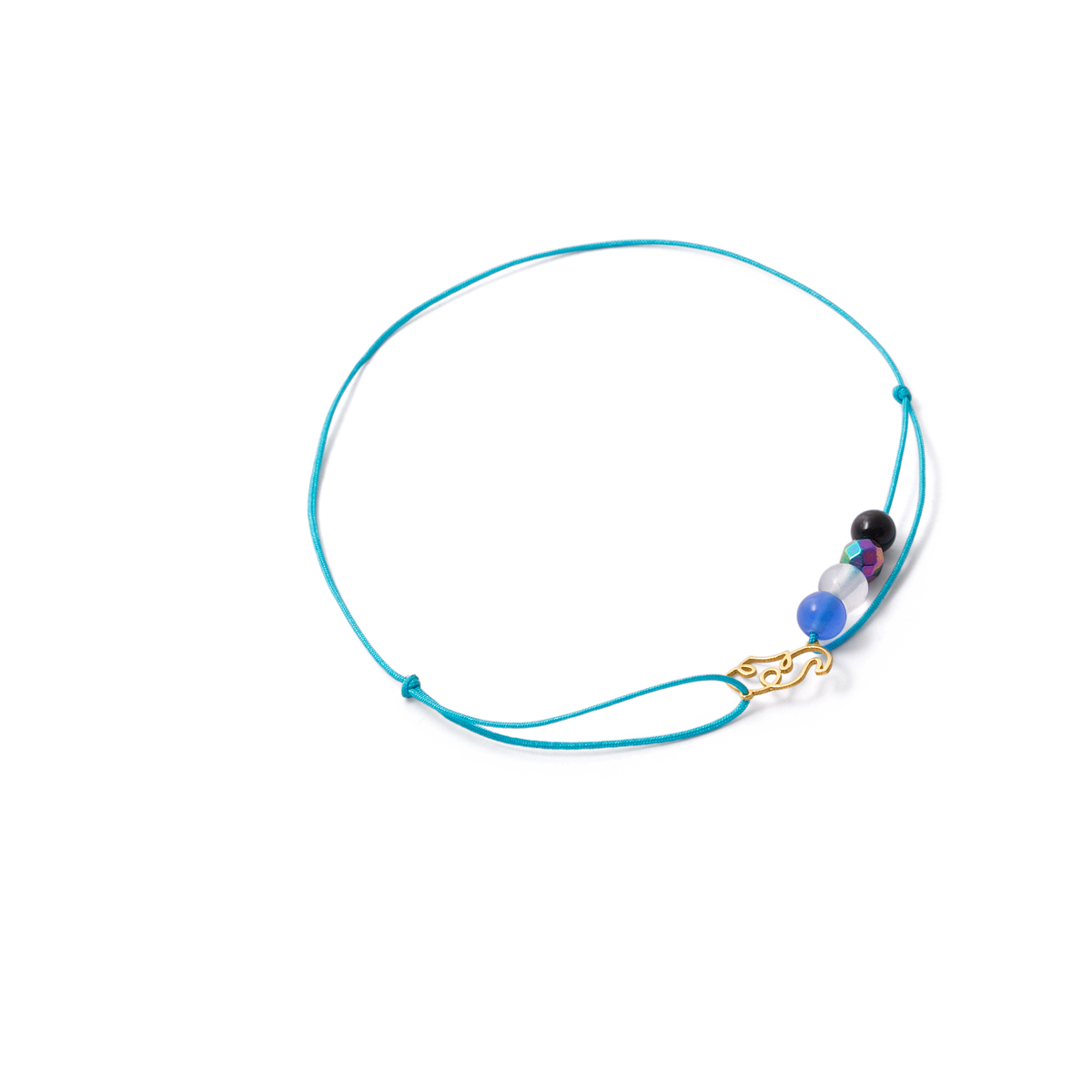 Elephant woven gold bracelet