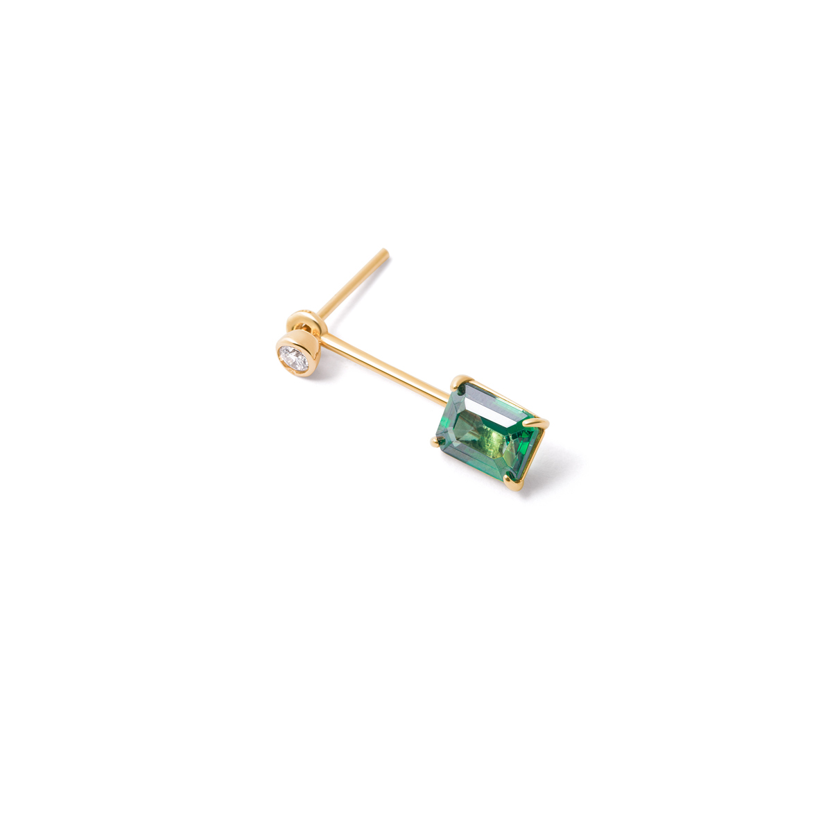Mehrams gold single earring g