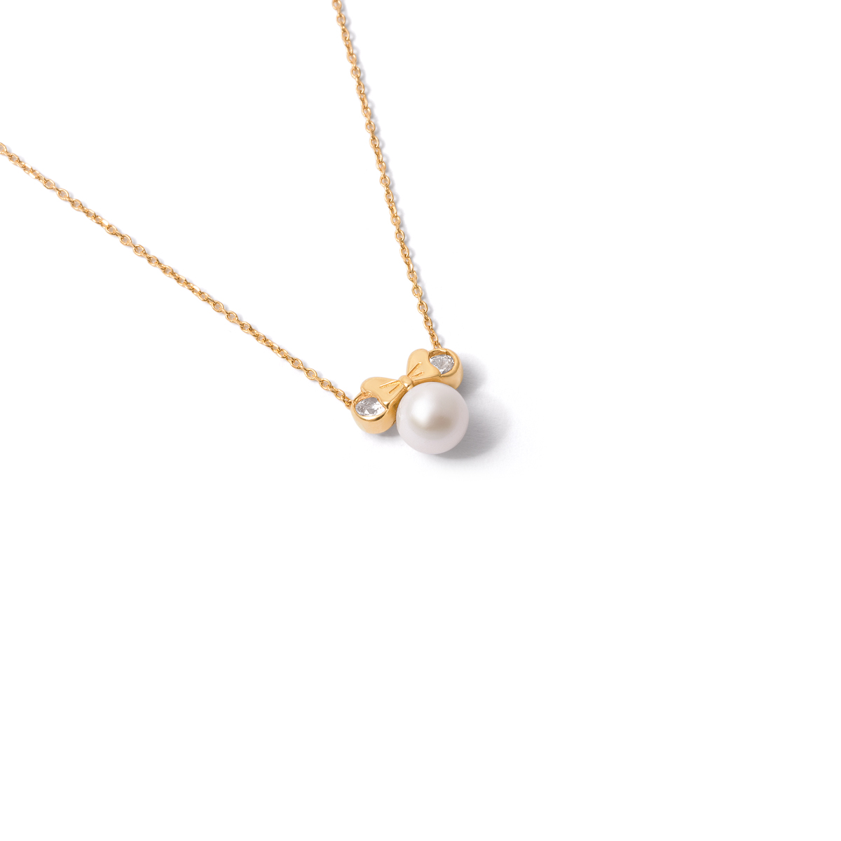 Minnie Mouse gold necklace g