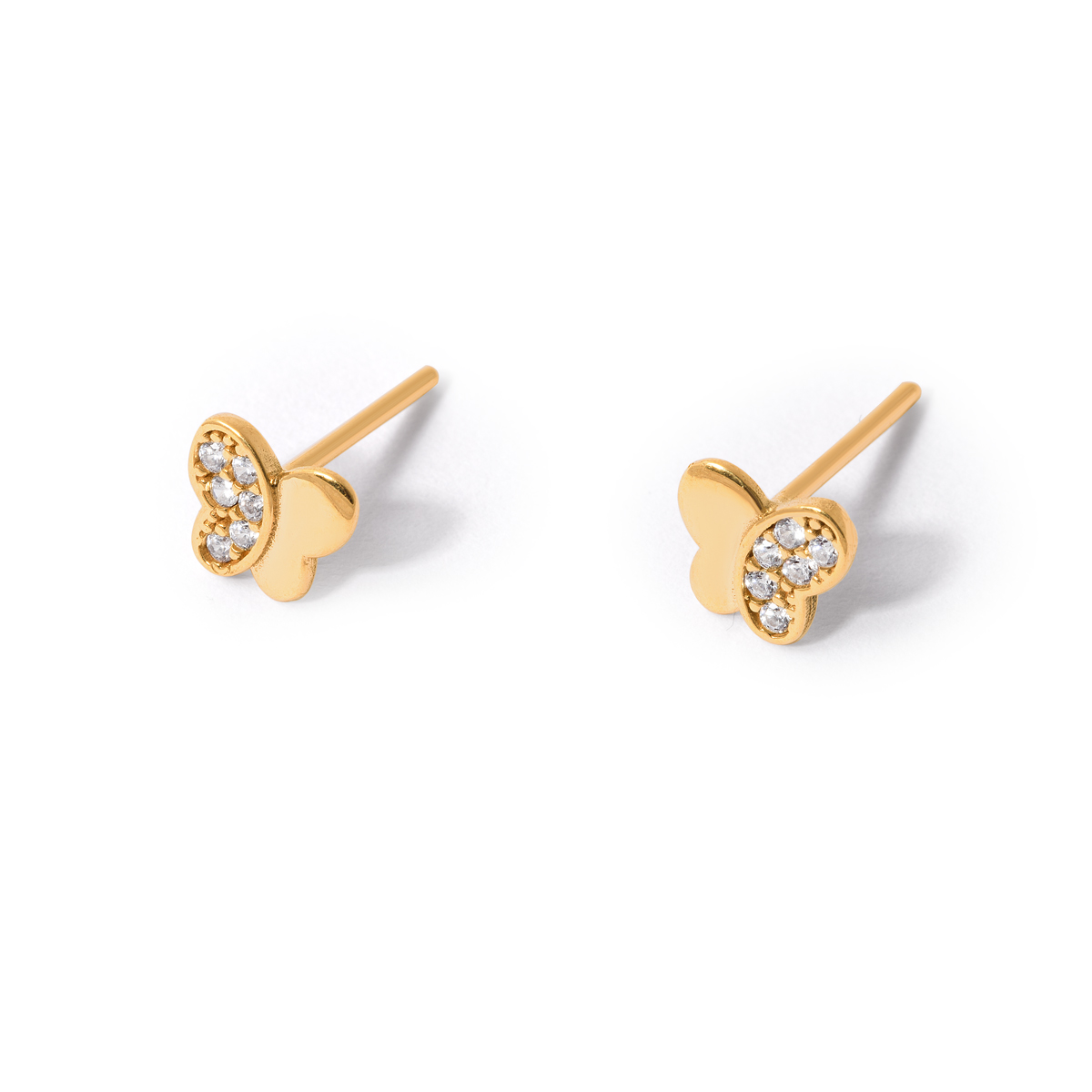 Paprik butterfly gold earrings g