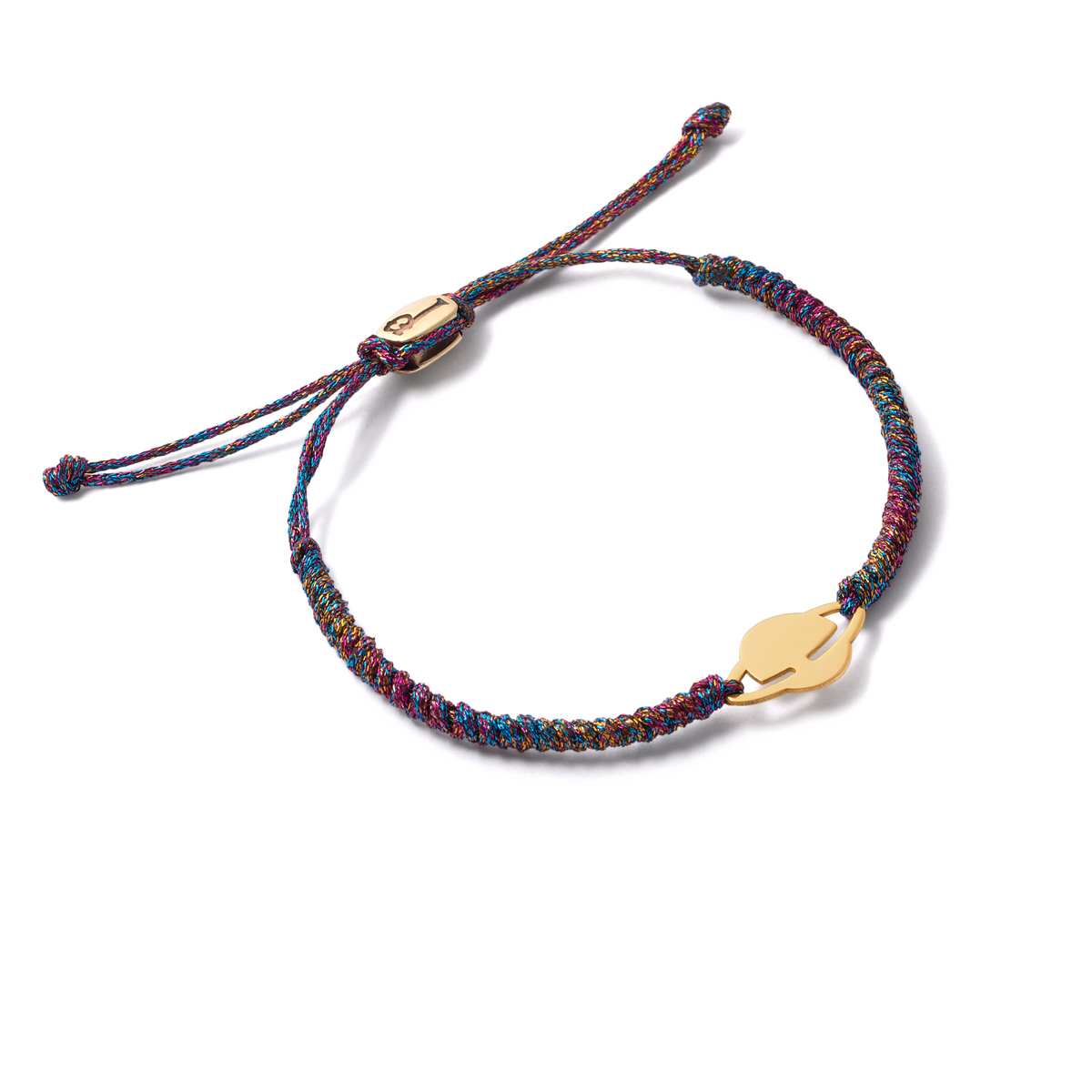 Saturn woven gold bracelet g