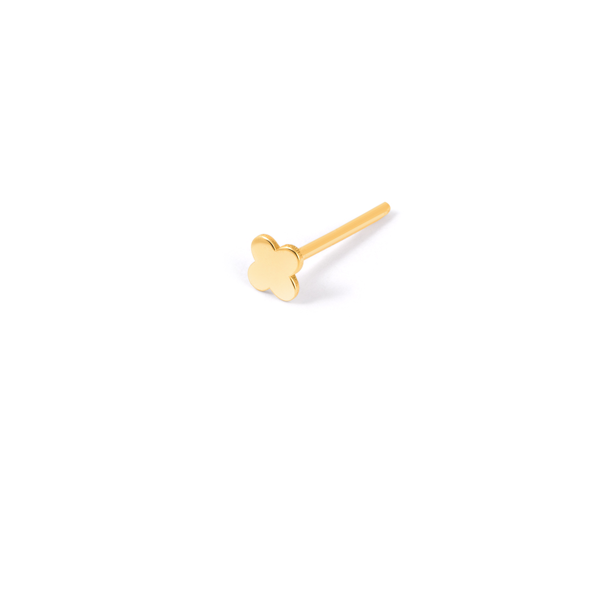 Vancliffe single-lobed gold earrings g