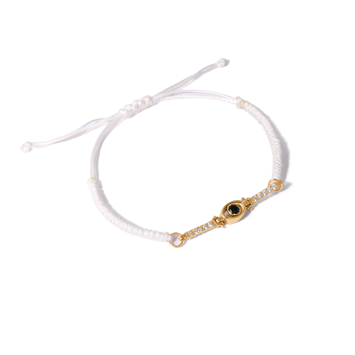 Eye weave gold bracelet g