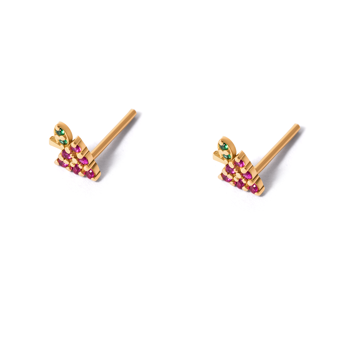 Grape gold earrings g