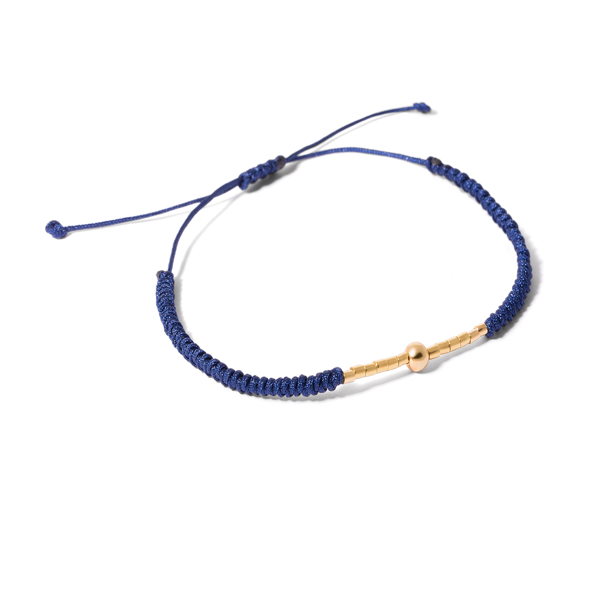 Gold bracelet with spherical and cylindrical texture g