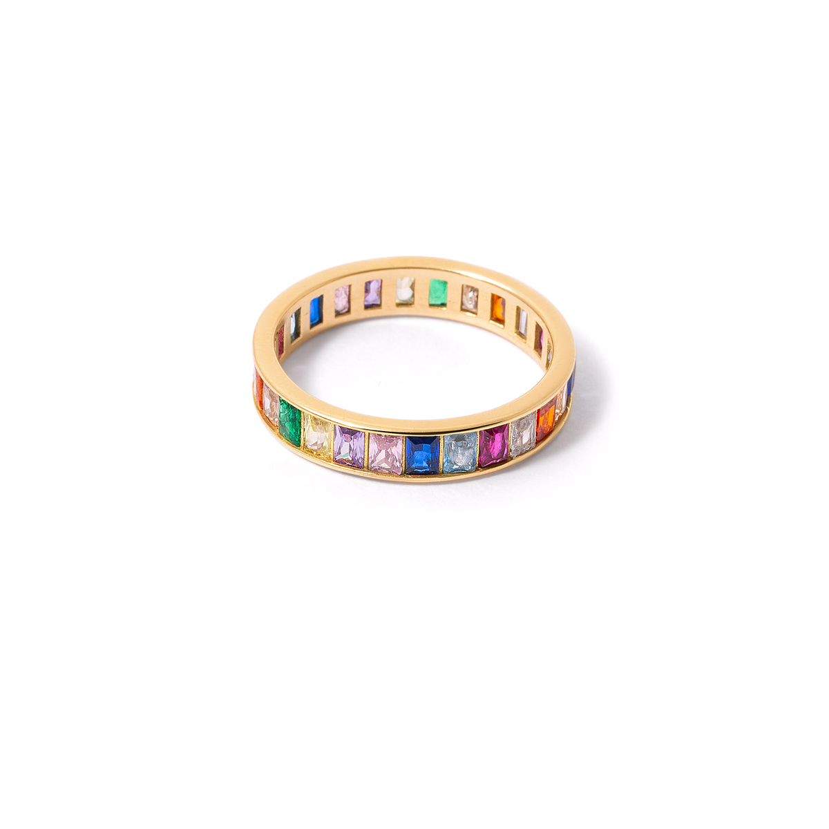 Rainbow gold ring g