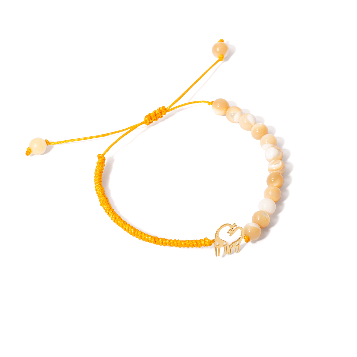 Giraffe woven gold bracelet g