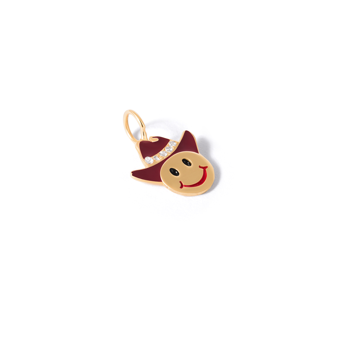 Happy gold pendant g