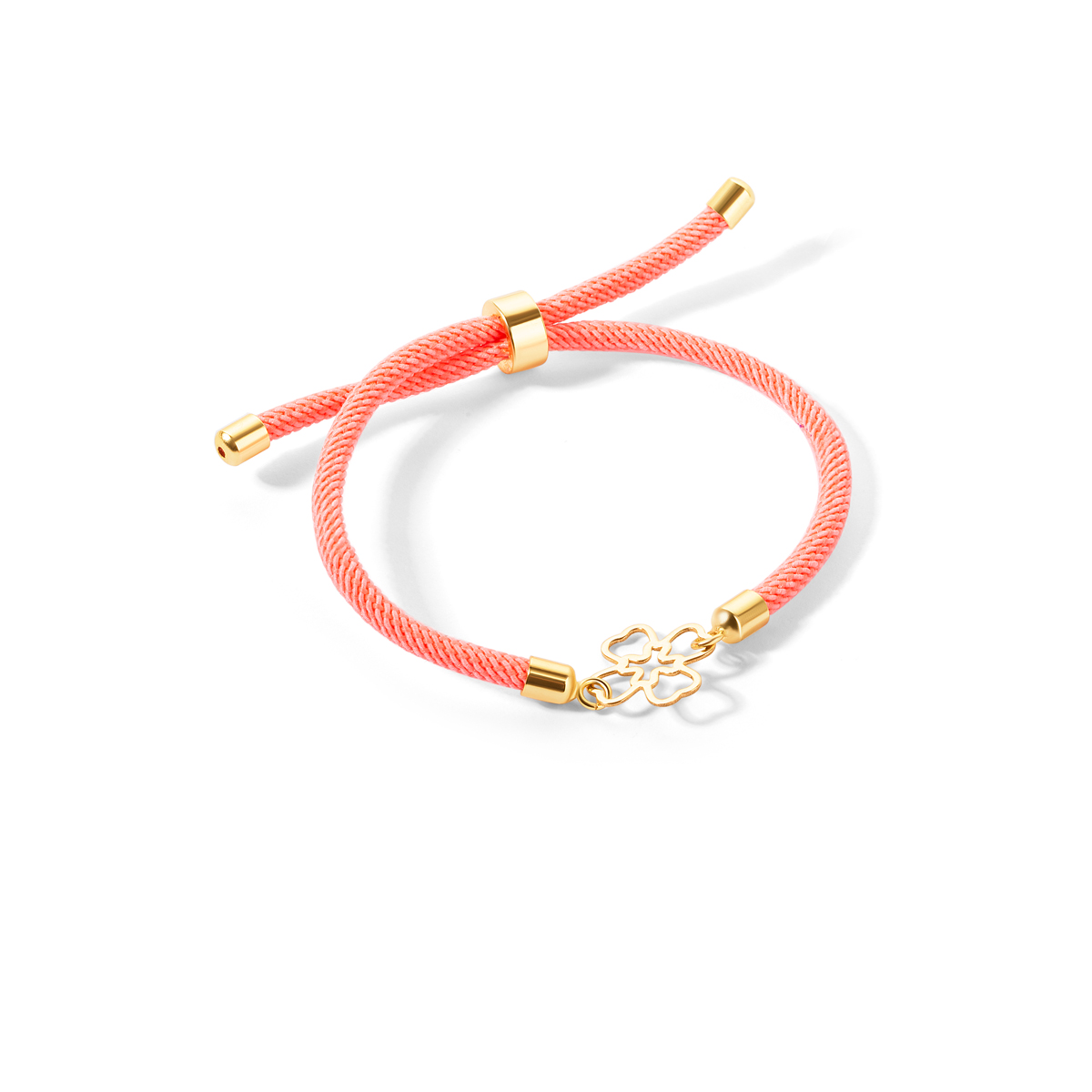 Clover woven gold bracelet g
