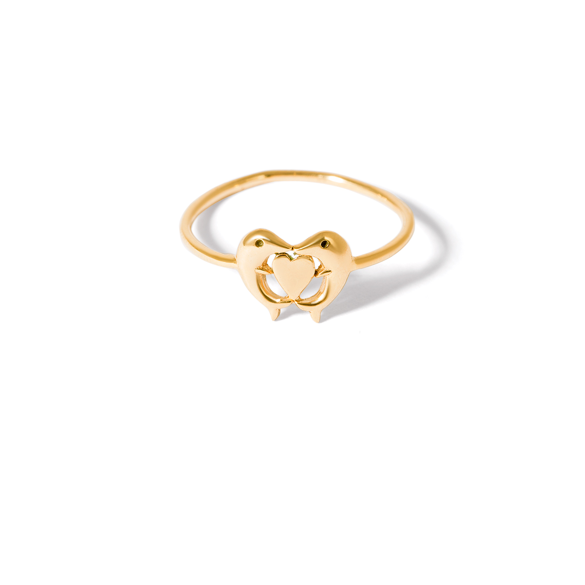 Dolphin gold ring g