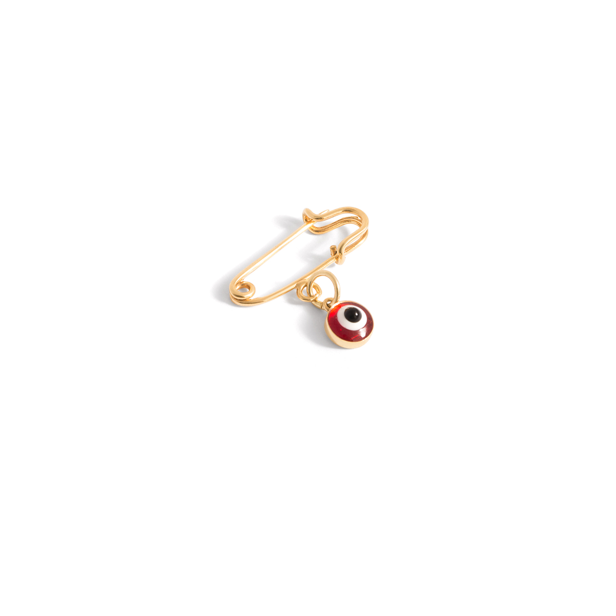 Eye gold brooch g