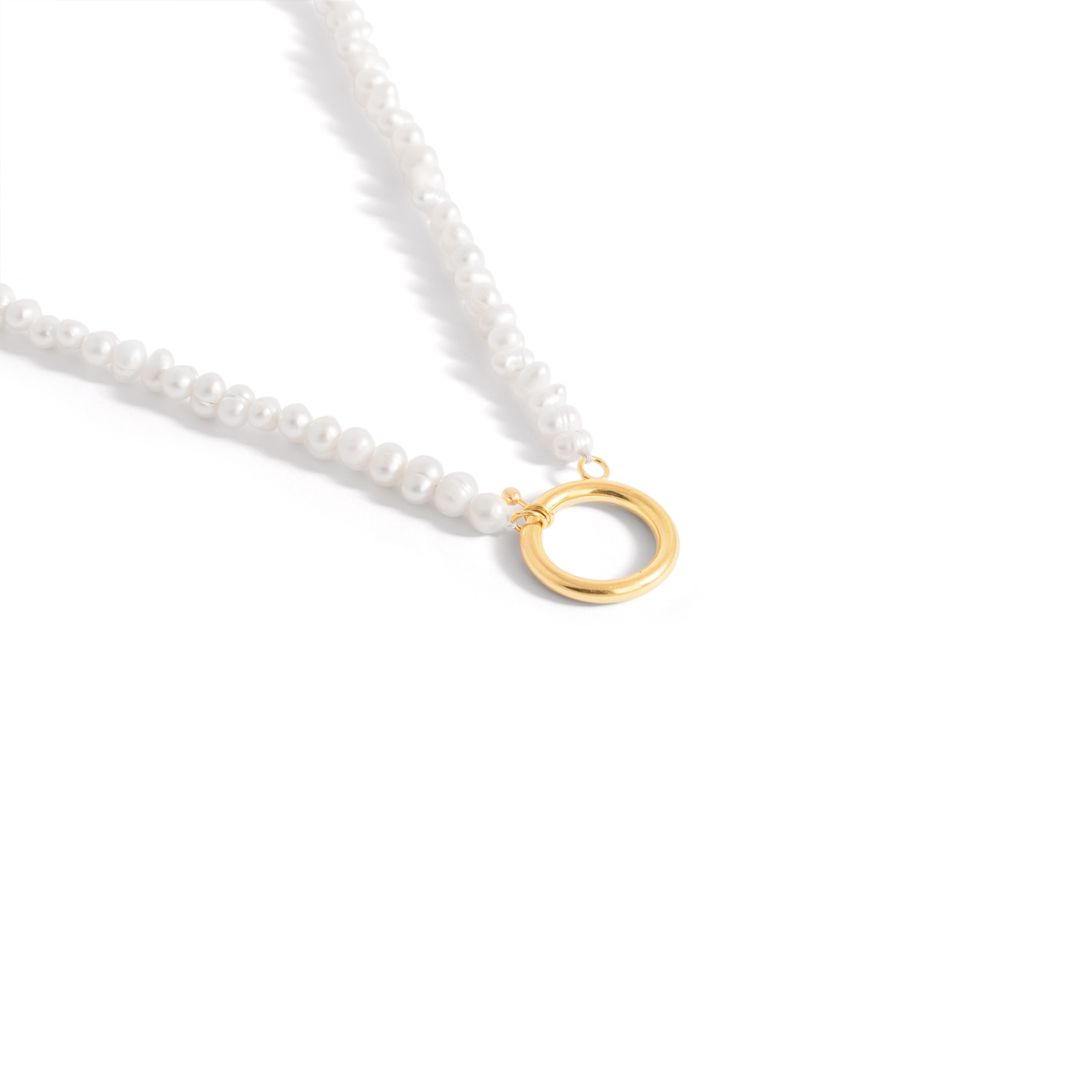 Milne pearl gold necklace g