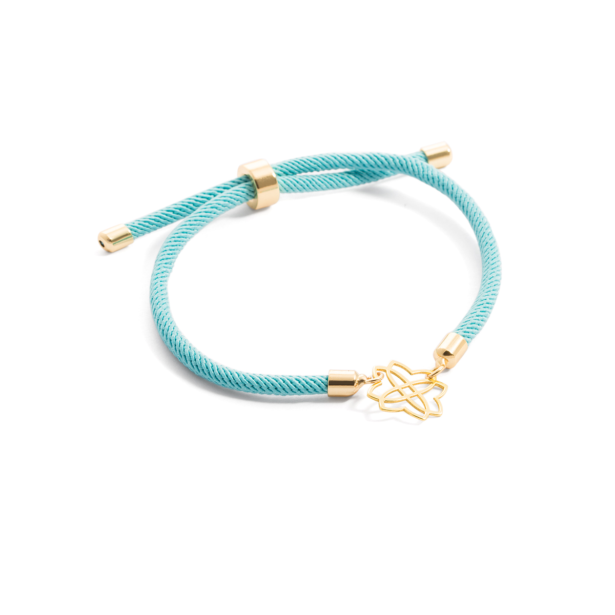 Clover woven gold bracelet G
