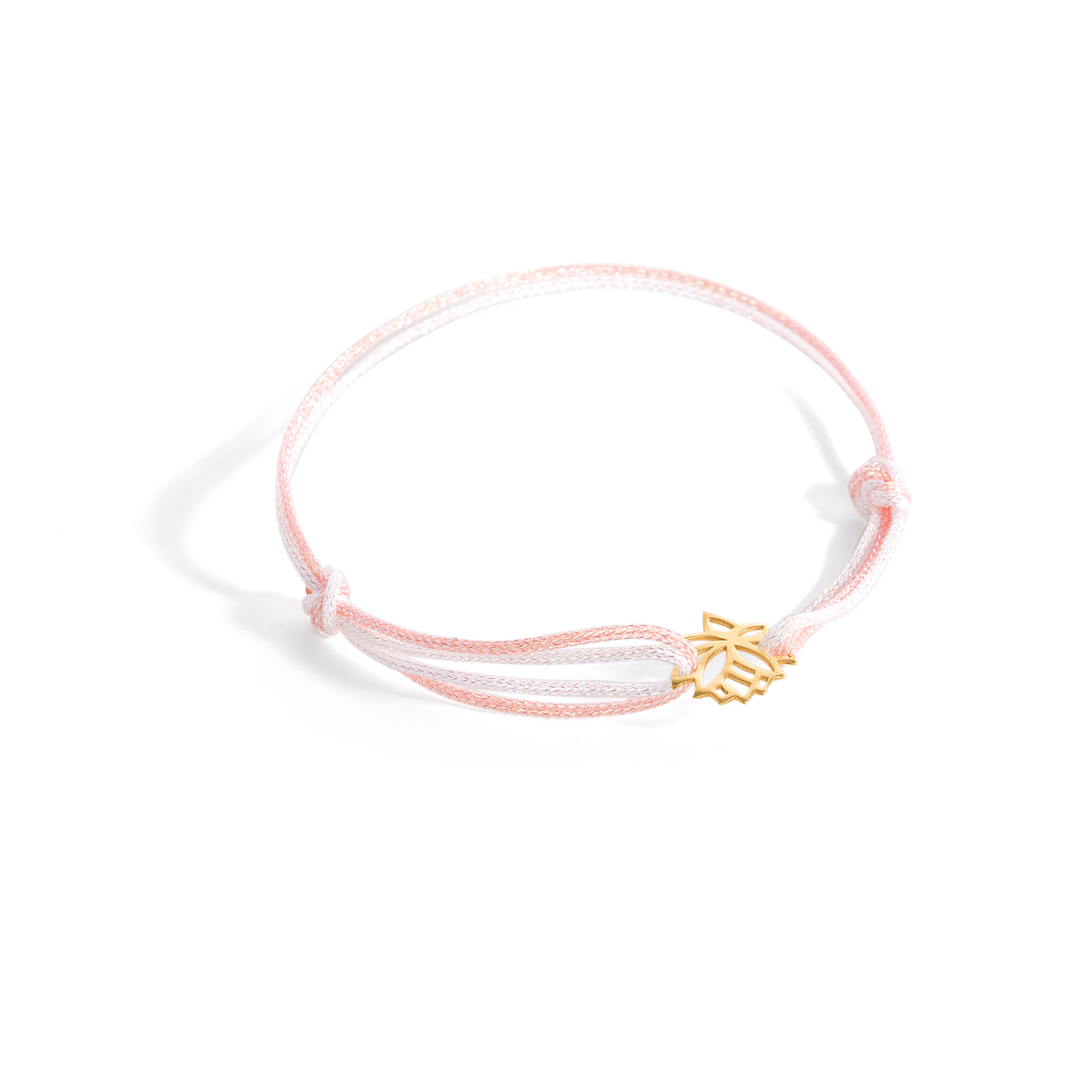 Lotus woven gold bracelet g
