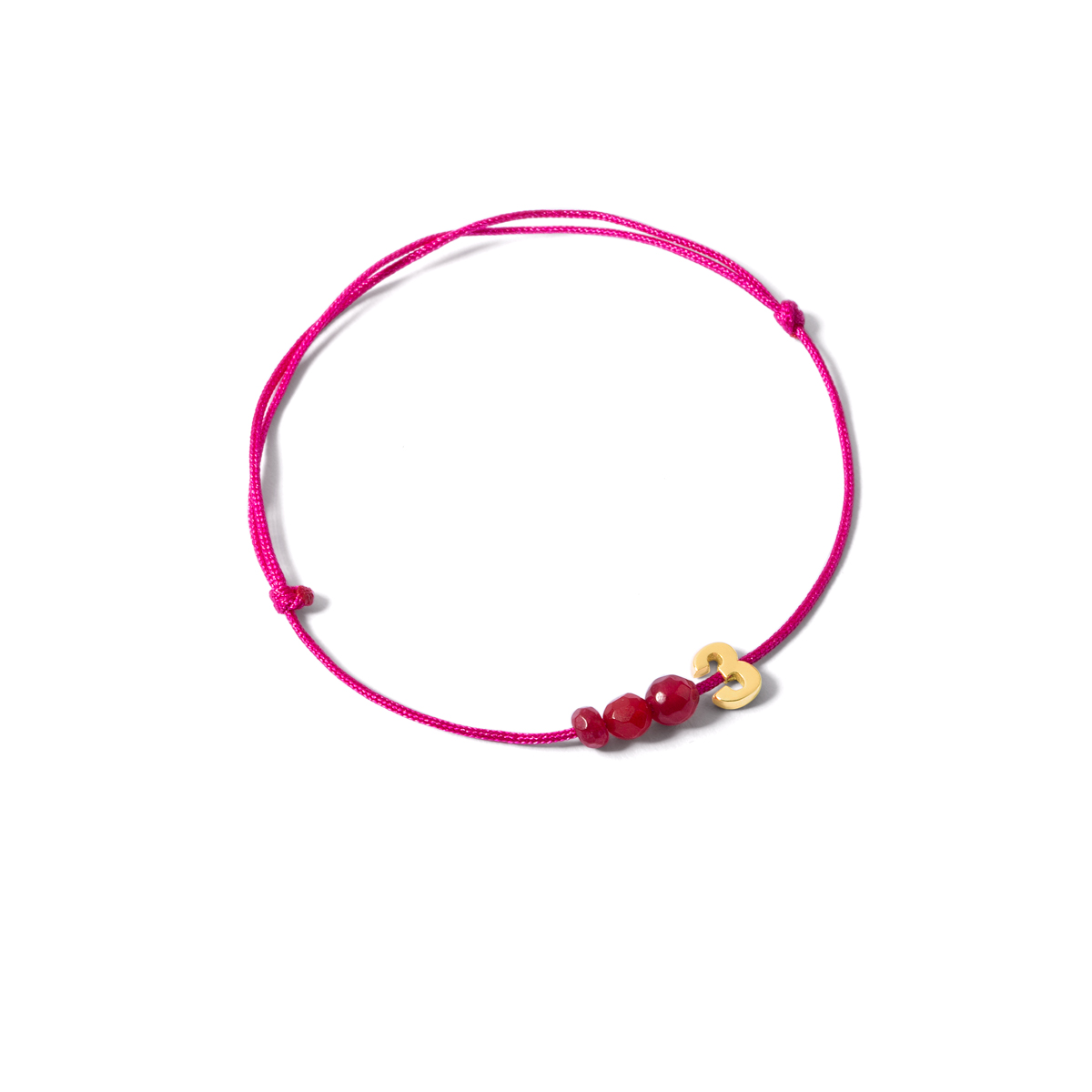 Gold bracelet number threeG