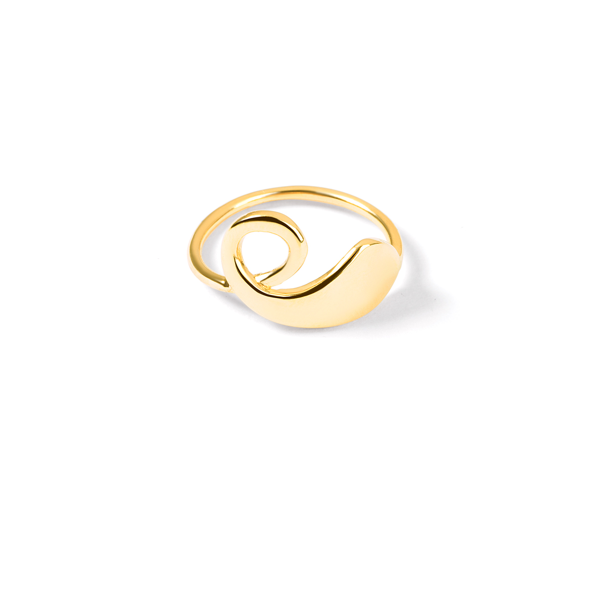 Shiny gold ringG