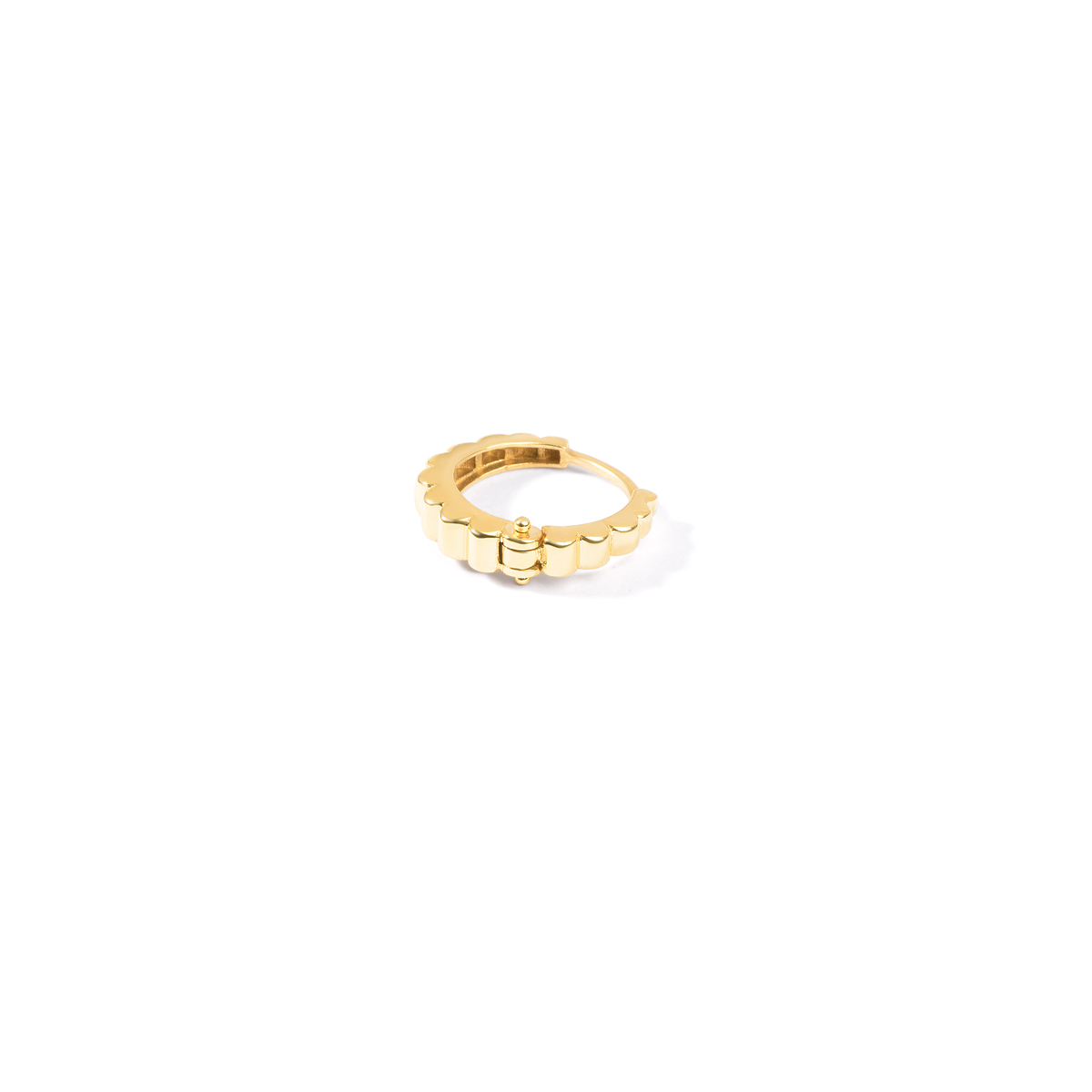 گوشواره طلا حلقه ای تک لنگه ریما گالری طلا پرسته