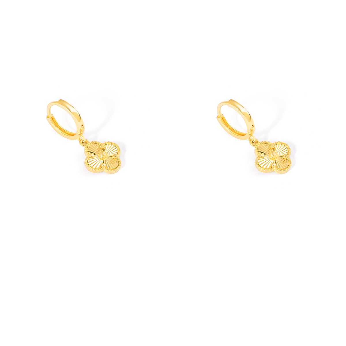 گوشواره طلا حلقه ای ونکلیف گالری طلا پرسته