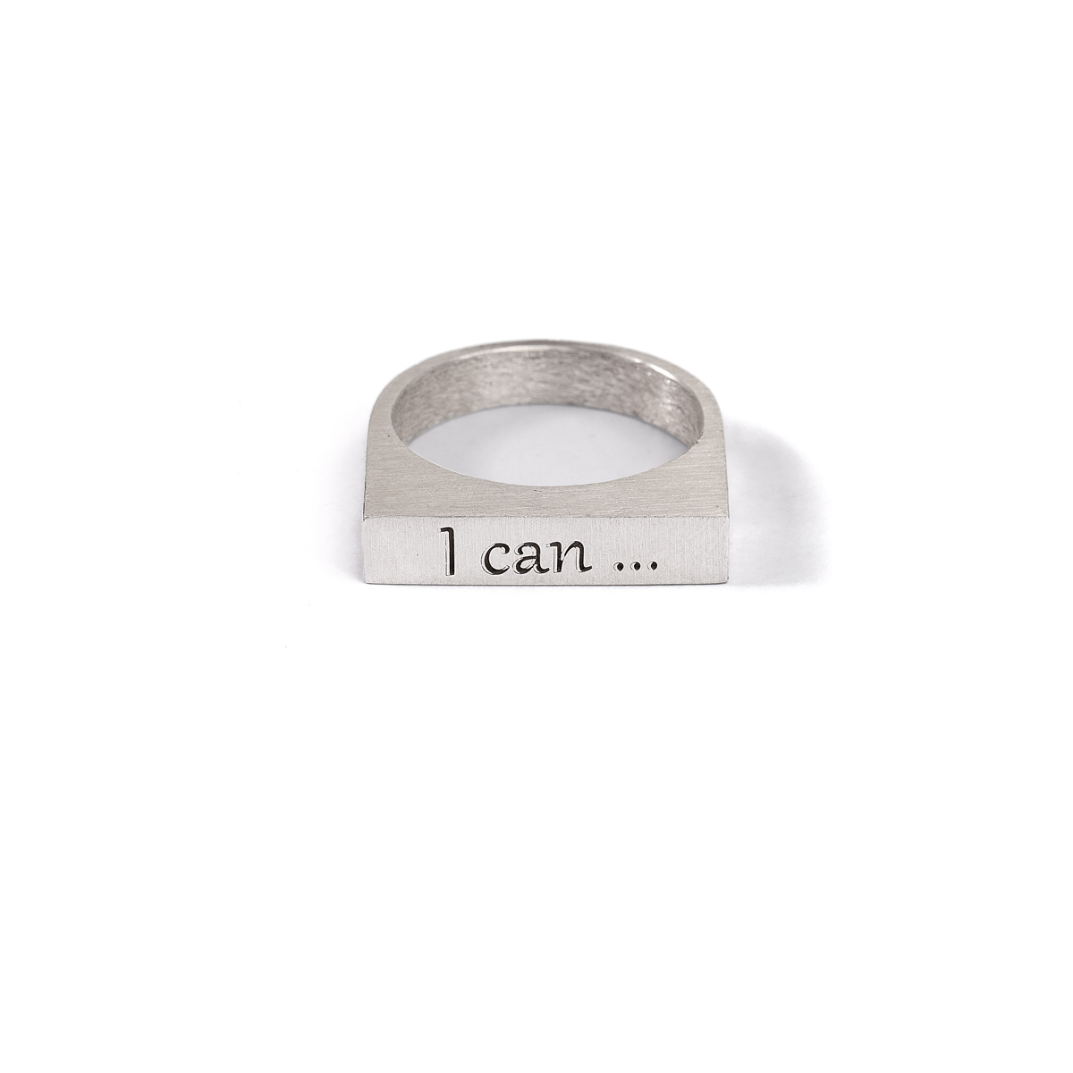 انگشتر نقره I can گالری طلا پرسته