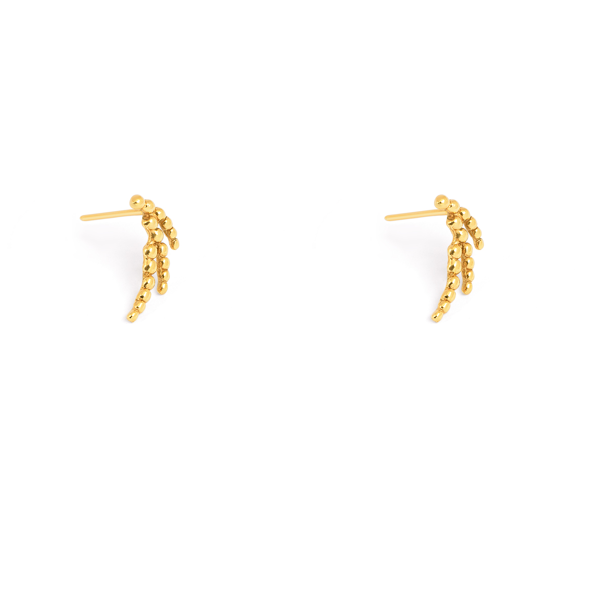 گوشواره طلا توپی خوشه گالری طلا پرسته
